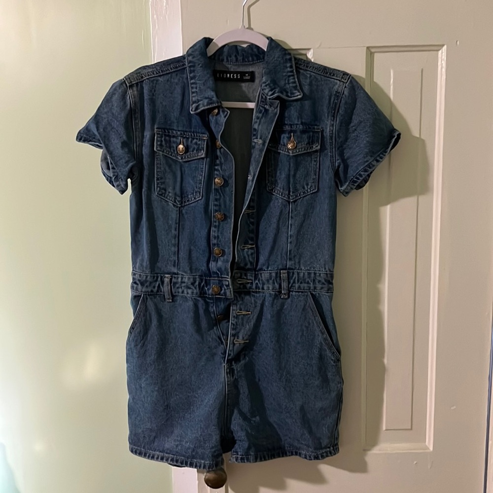Lioness Denim Romper